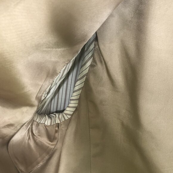 Eddie Bauer Blazer Men’s 46 Tall Brown Burgundy Houndstooth Silk Wool Jacket - Picture 15 of 16